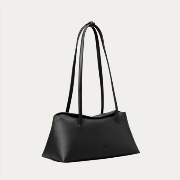 Freja New York Black Faux Leather Chrystie Bag - Picture 8 of 10